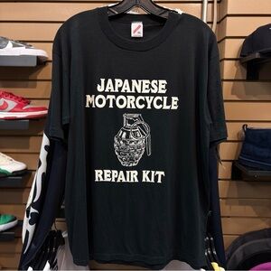 1980s Harley Davidson Motorcycle "Japanese Repair Kit" Vintage Tee Shirt Size XL